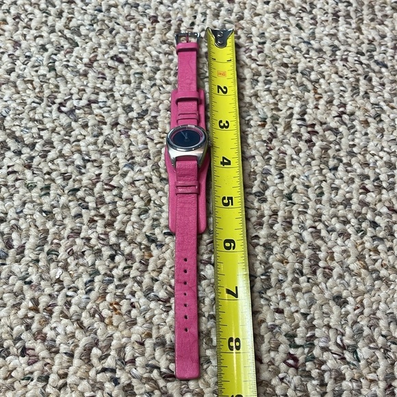 Vtg Fossil Pink Bigtic Kool Kitty Watch. EUC - Picture 2 of 11